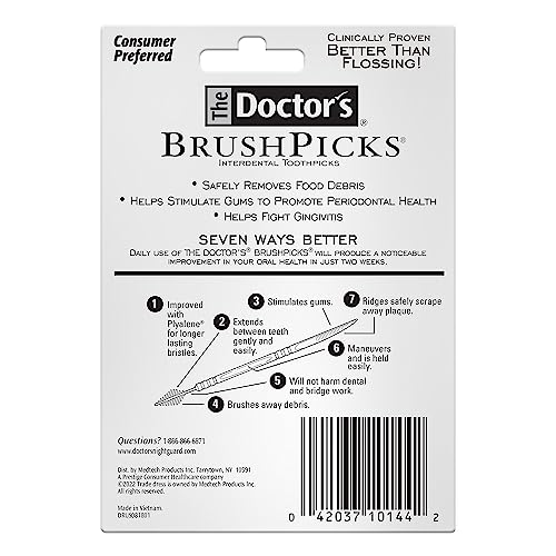 The Doctor's Interdental Brushes and Toothpicks 4 Pack