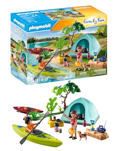 Playmobil Camping Adventure Set with Kayaks
