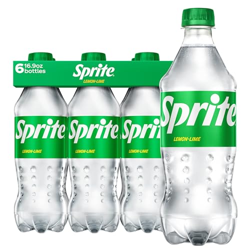 18 Pack Sprite Lemon-Lime Caffeine-Free Soda Bottles