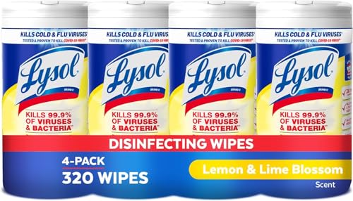 4 Pack Lysol Disinfectant Multi-Surface Cleaning Wipes