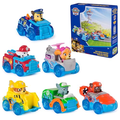 6 Pack Paw Patrol Pup Squad Toy Car Vehicles