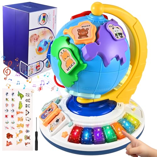 Interactive Light-Up World Globe Educational Toy