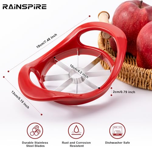 Rainspire 8-Slice Apple Cutter with Stainless Steel Blades