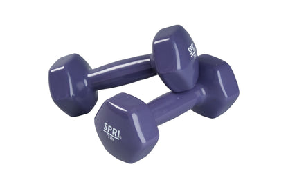 SPRI 7 lbs Vinyl Coated Dumbbell Set - 2