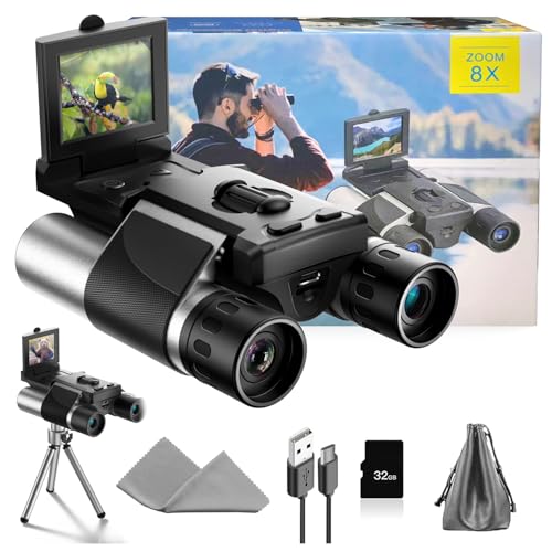 40MP 2.5K Digital Camera Binoculars with LCD Display