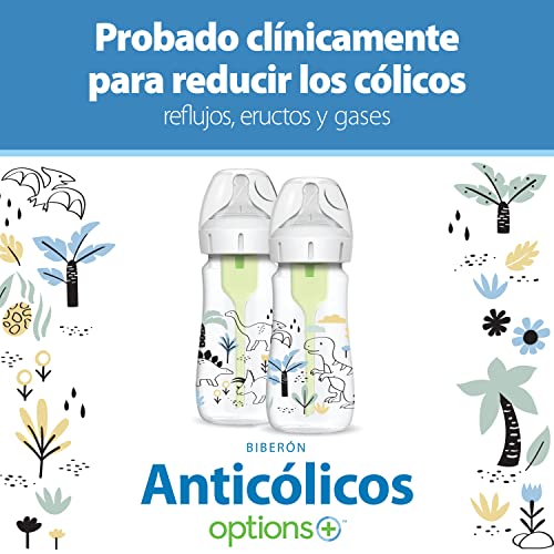 Dr. Brown's Anti-Colic Baby Bottles, Dino Design