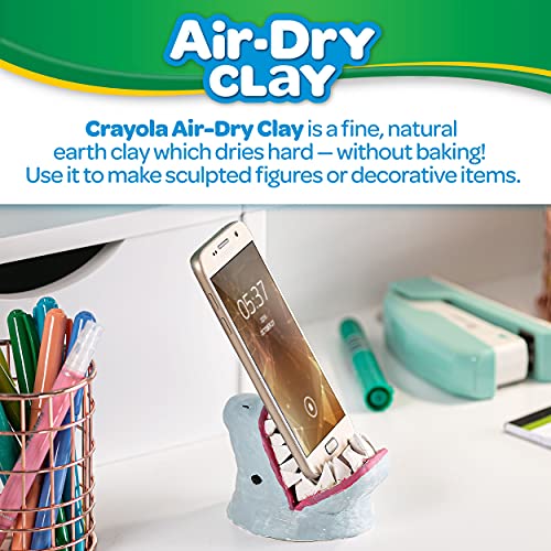 Crayola Air Dry Clay for Kids - White, Modeling Clay for Kids, Arts & Crafts, School Supplies for Classrooms & Teachers, 25lb