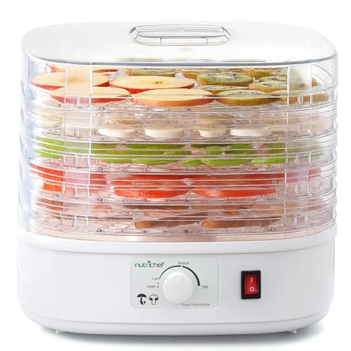 NutriChef 5-Tray Electric Food Dehydrator Machine