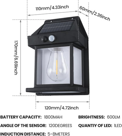 4pcs Solar Motion Sensor Wall Lights