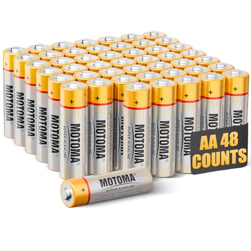48 Pack AA Alkaline Batteries Long Lasting Power