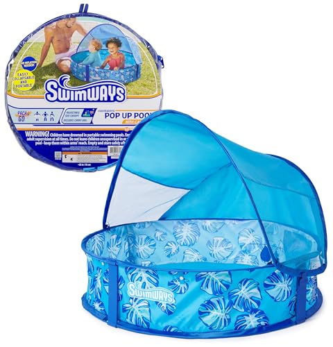 SwimWays Pop-Up Baby Pool with Canopy
