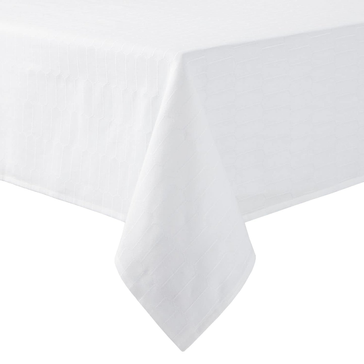 Martha Stewart White Honeycomb Tablecloth 60"x120"
