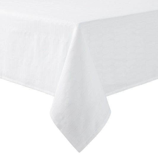 Martha Stewart White Honeycomb Tablecloth 60"x120"