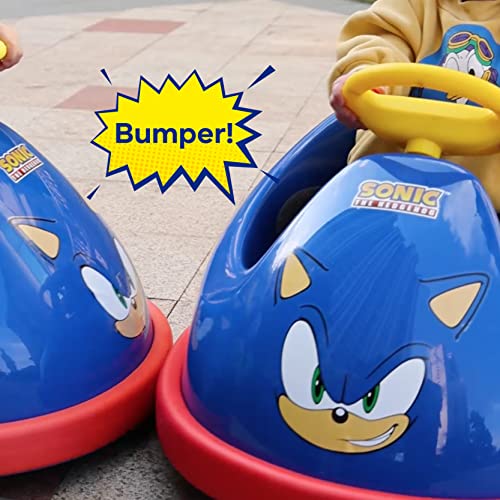 Sonic Bumper Car for Kids with Remote Control