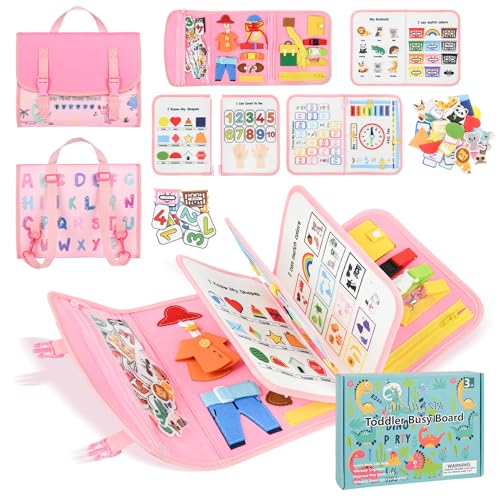 Montessori Busy Board Sensory Learning Toy for Toddlers