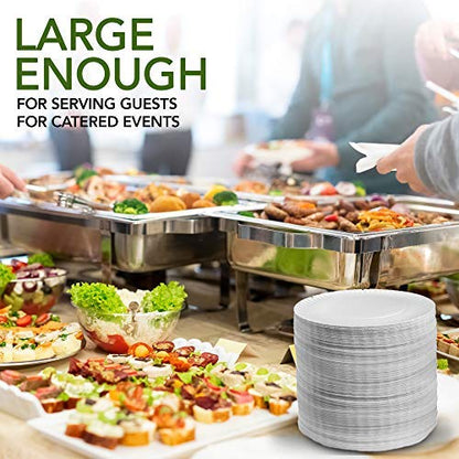 200 Count Disposable Paper Plates by Stock Your Home