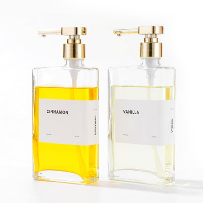 Glass Syrup Dispenser Set with Pumps - 11.8 oz