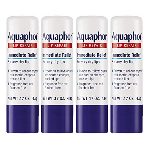 4 Pack Aquaphor Lip Repair Stick, Moisturizing Balm