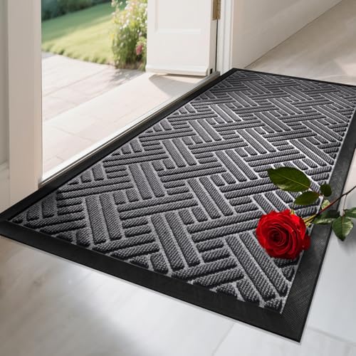Absorbent Non Slip Indoor Outdoor Door Mat