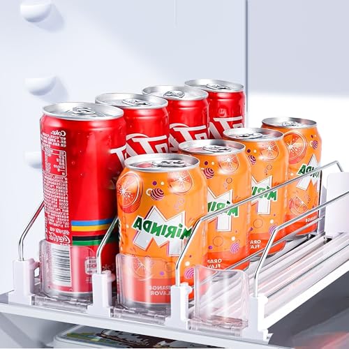 15 Can Fridge Drink Organizer Dispenser