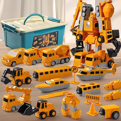Magnetic Engineering Car Building Blocks Toy for Toddlers