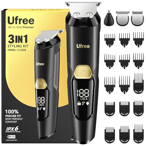 Rechargeable Waterproof 3-in-1 Trimmer Kit
