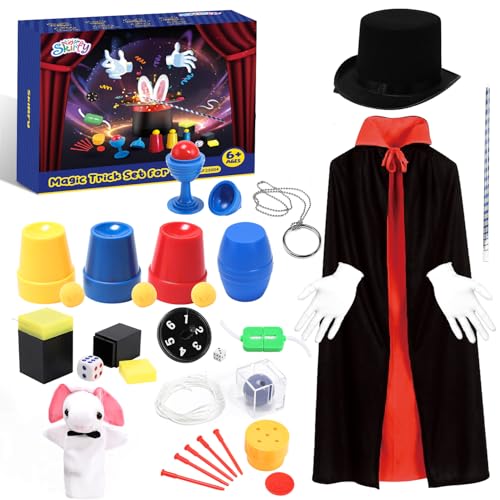 Magic Tricks Kit for Kids with Costume & Wand