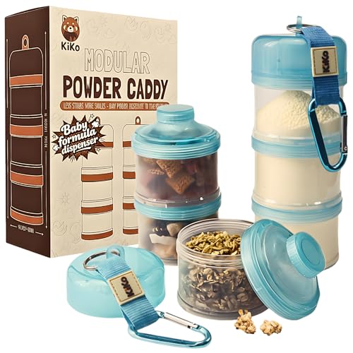 2 Pack Stackable Baby Formula Dispenser Containers