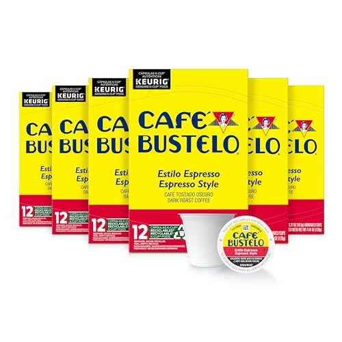 72 Count Cafe Bustelo Dark Roast Coffee K-Cups