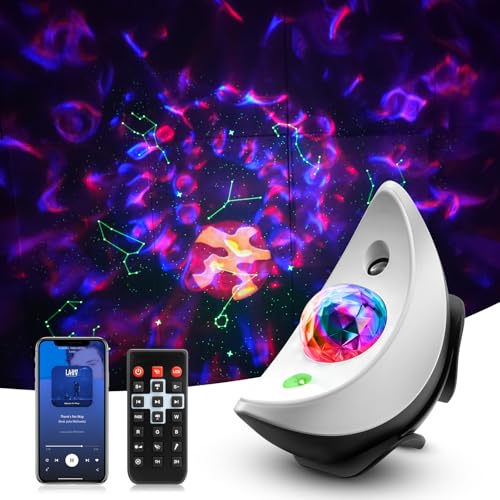 Bluetooth Galaxy Star Projector with Remote Timer