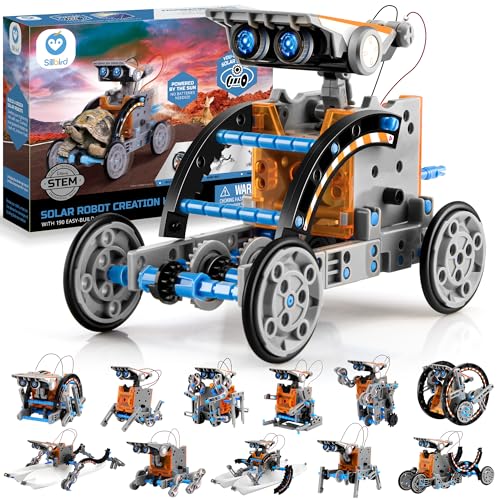 12-in-1 Solar Robot STEM Building Kit for Kids