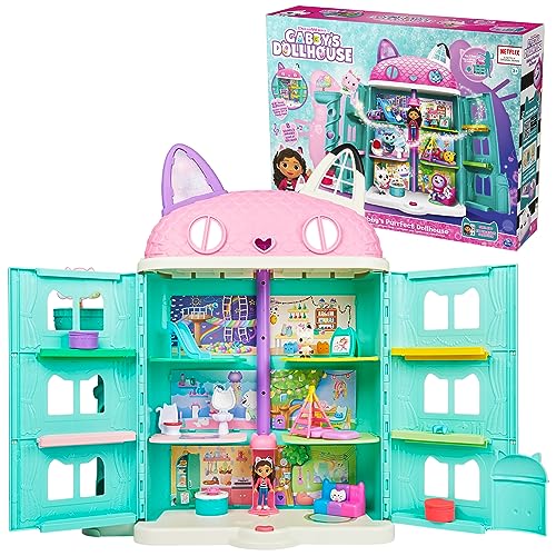 Gabby’s Dollhouse Purrfect Dollhouse Playset with 15 Pieces