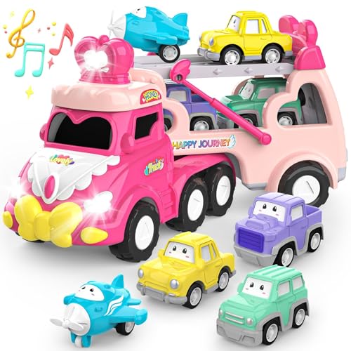 5 in 1 Toddler Car Carrier Toy with Music