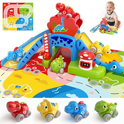 Dinosaur Slide Toy Set for Toddlers, Educational Gift