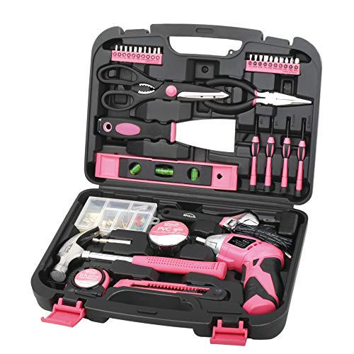 135 Piece Apollo Household Tool Set with Cordless Screwdriver