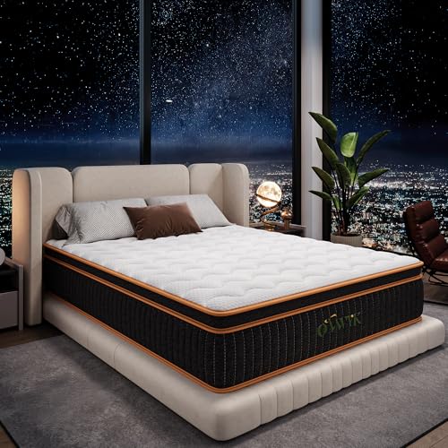 12 Inch Queen Hybrid Mattress Memory Foam Pocket Springs