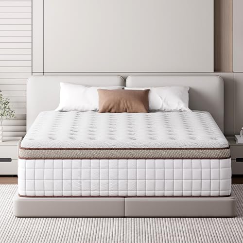 Queen 12-Inch Hybrid Memory Foam Mattress