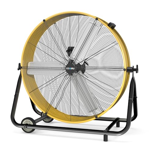 30 Inch Industrial Drum Fan, High Velocity Floor Fan