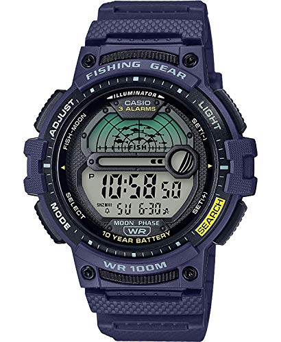 Casio Men's Fishing Timer Quartz Resin Strap Watch