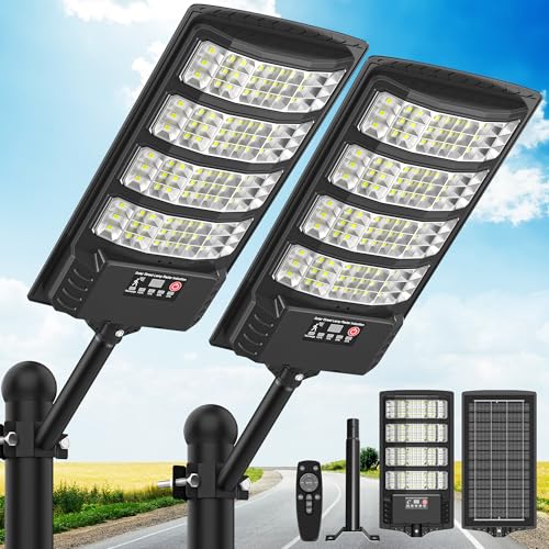 2 Pack Solar Motion Sensor Street Lights