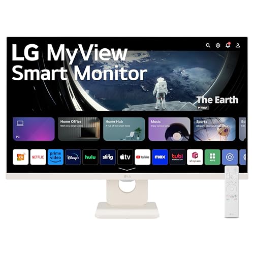 LG 27-Inch FHD Smart Monitor with AirPlay 2