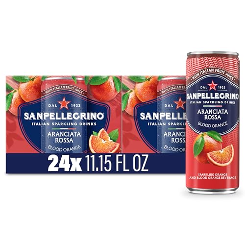 24 Pack Sanpellegrino Italian Sparkling Orange Beverage Cans