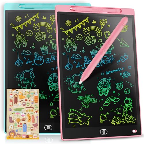 2 Pack LCD Writing Tablet for Kids, 10 Inch