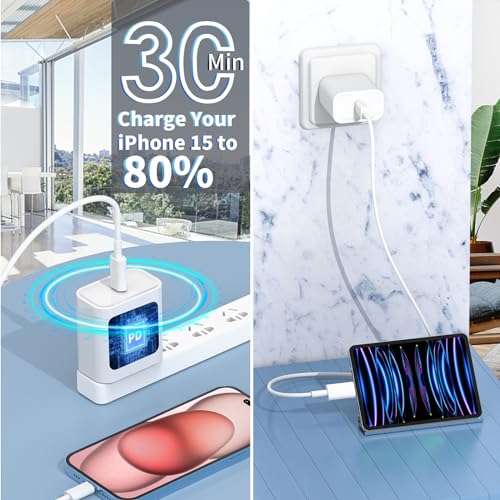 3-Pack 20W USB-C Fast Chargers
