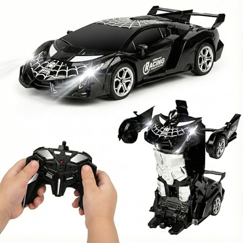 Rechargeable Transforming RC Robot Car Toy