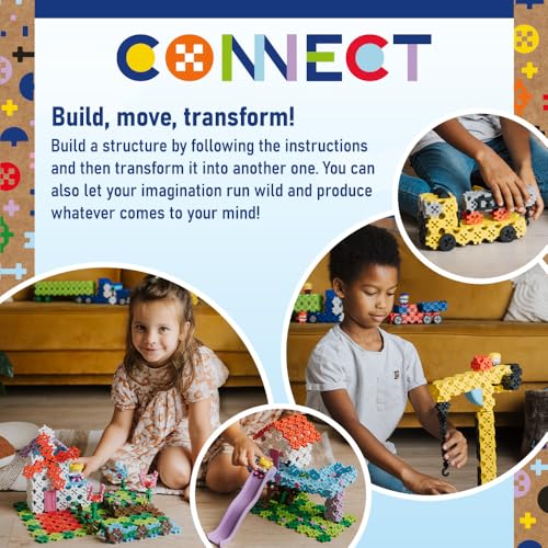 94-Piece Connect Construction Bricks 2-in-1 Set