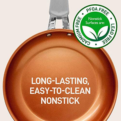 NutriChef Nonstick Cookware Excilon |Home Kitchen Ware Pots & Pan Set with Saucepan Frying Pans, Cooking Pots, Lids, Utensil PTFE/PFOA/PFOS Free, 11 Pcs, Gray