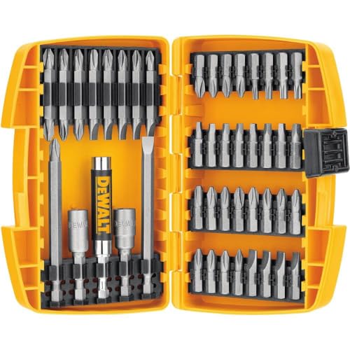 45 Piece DEWALT Screwdriver Bit Set with Case