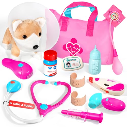 Kids Doctor Kit with Dog Toy