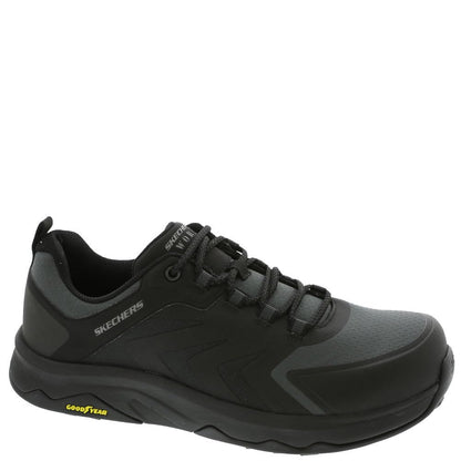 SKECHERS Men's Speed-Flex Trekker Comp Toe Industrial Shoe, Black, 9.5